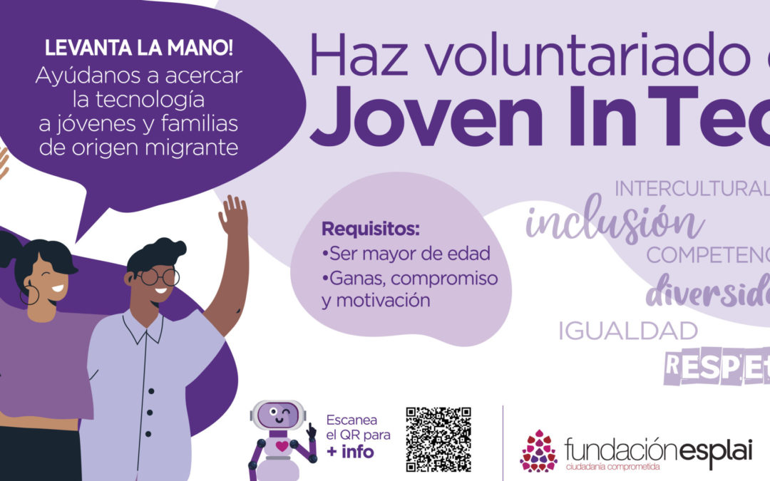 Buscamos personas voluntarias formadoras para Jo_Ven In Tech!