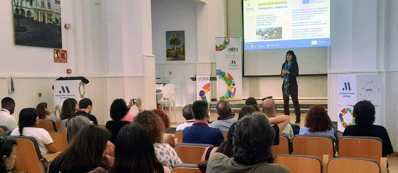 Presentamos en Málaga el proyecto europeo Social Tech Academy