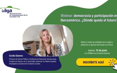 Webinar: «Democracia y Participación en Iberoamérica. ¿Dónde Queda el Futuro?»