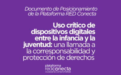 Uso crítico de dispositivos digitales entre infancia y juventud: Red Conecta apuesta por la corresponsabilidad y la protección de derechos