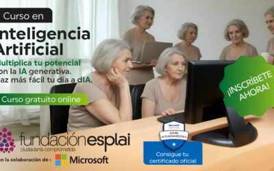 Fundación Esplai y Microsoft consolidan su programa de formación en Inteligencia Artificial con certificación oficial