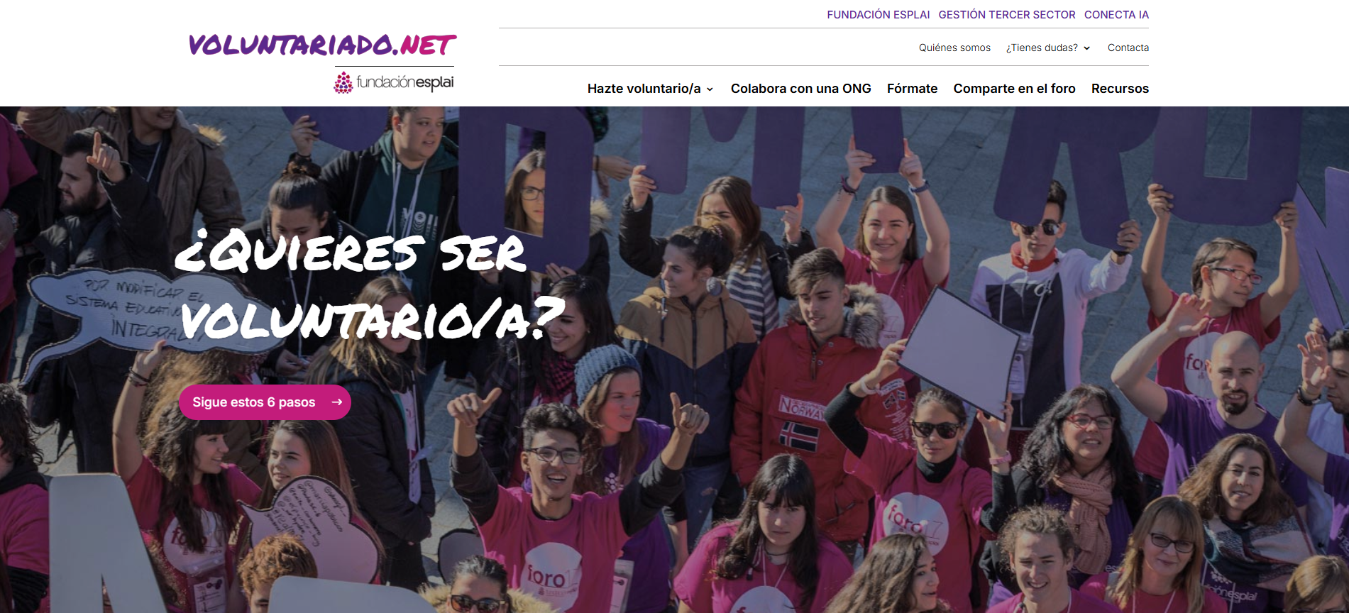 Voluntariado.net estrena nuevo diseño para mejorar la experiencia de participación