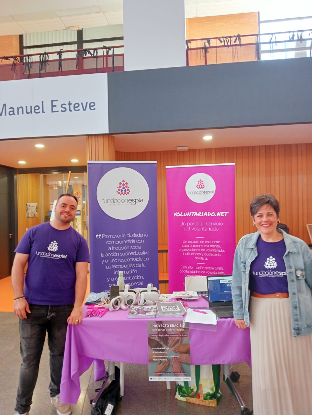 Participamos en la Feria del Voluntariado de la Universidad de Málaga